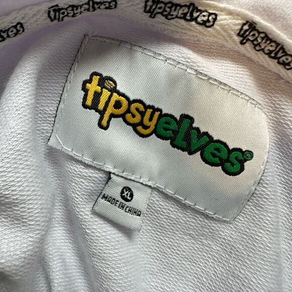 NWOT TIPSY ELVES Unisex Stick Figure One Piece Zip Up Costume Halloween - Size X - Picture 7 of 9